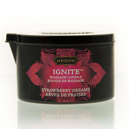 KAMASUTRA - STRAWBERRY DREAMS MASSAGE CANDLE 170 GR - 1