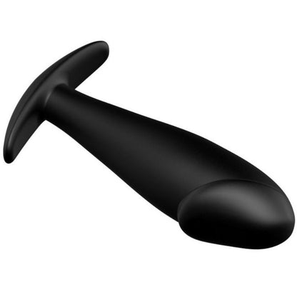 PRETTY LOVE - BLACK SILICONE PENIS BUTT PLUG