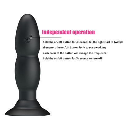 PRETTY LOVE - PLUG VIBRATOR AND ROTATION BY REMOTE CONTROL - 5