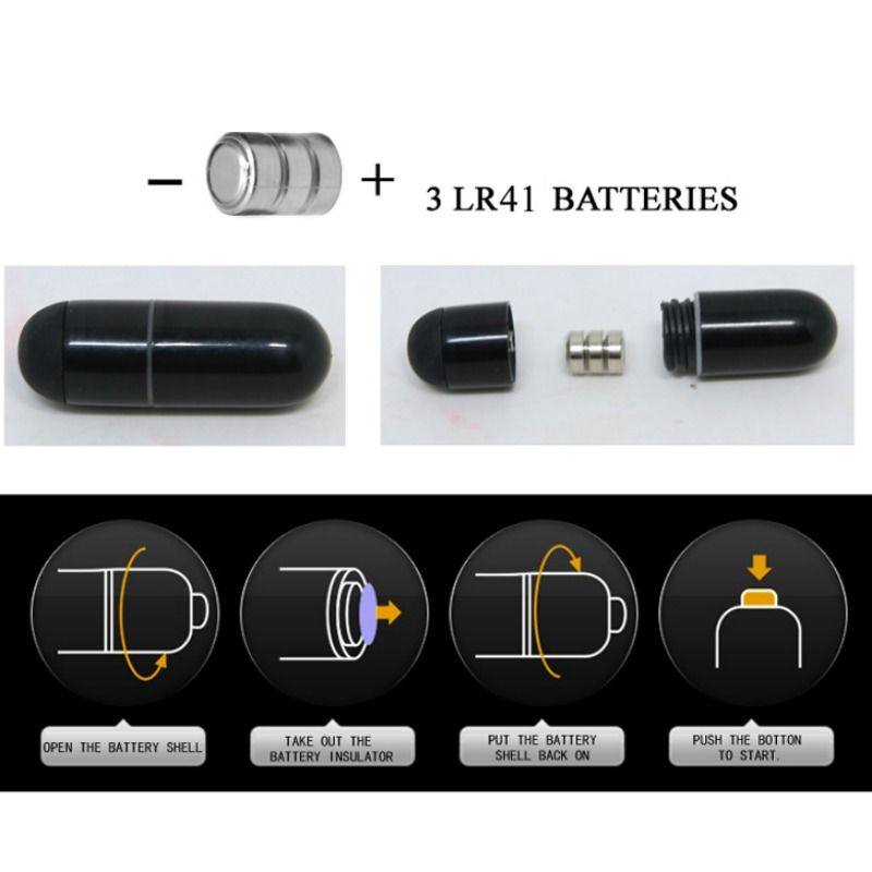 PRETTY LOVE - FLIRTATION STEWARD BLACK VIBRATION THIMBLE - 8