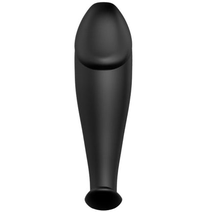 PRETTY LOVE - PENIS SHAPE SILICONE BUTT PLUG WITH 12 VIBRATION MODES BLACK