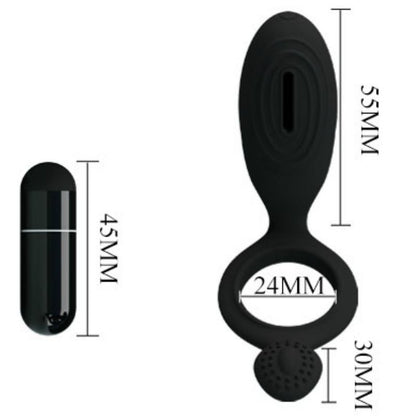 PRETTY LOVE - ETHEL VIBRATING RING WITH STIMULATOR - 5
