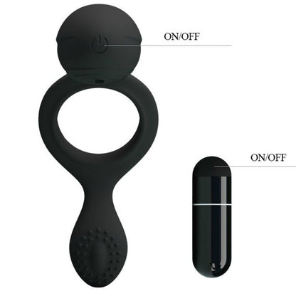 PRETTY LOVE - ETHEL VIBRATING RING WITH STIMULATOR - 6
