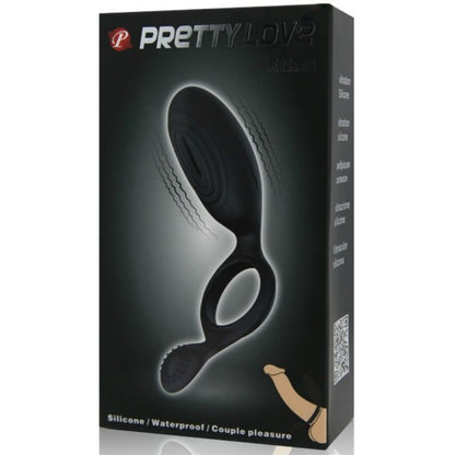 PRETTY LOVE - ETHEL VIBRATING RING WITH STIMULATOR - 10