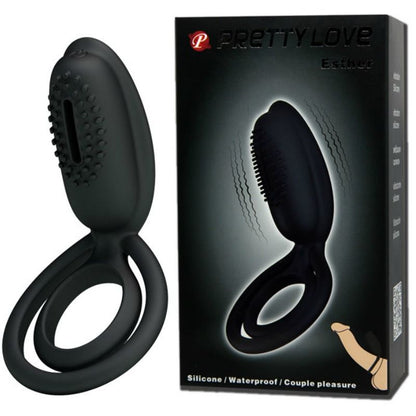 PRETTY LOVE - ESTHER VIBRATING RING WITH STIMULATOR - 10