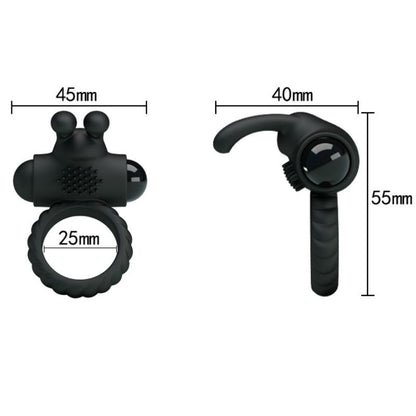PRETTY LOVE - EUDORA VIBRATING RING WITH STIMULATOR - 7