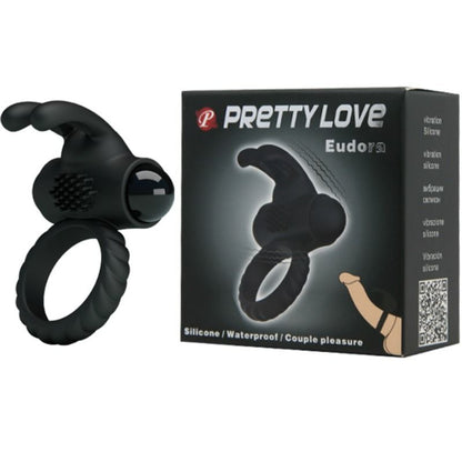 PRETTY LOVE - EUDORA VIBRATING RING WITH STIMULATOR - 5