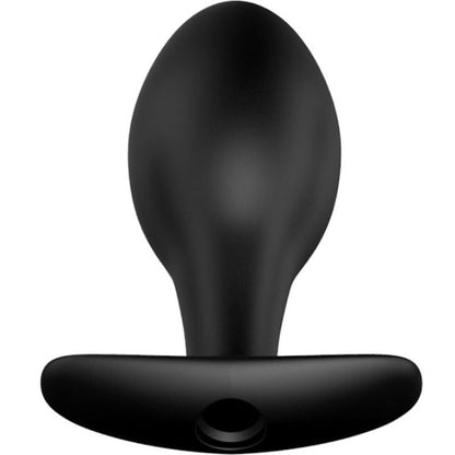 PRETTY LOVE - ANCHOR SILICONE BUTT PLUG 12 VIBRATION MODES BLACK