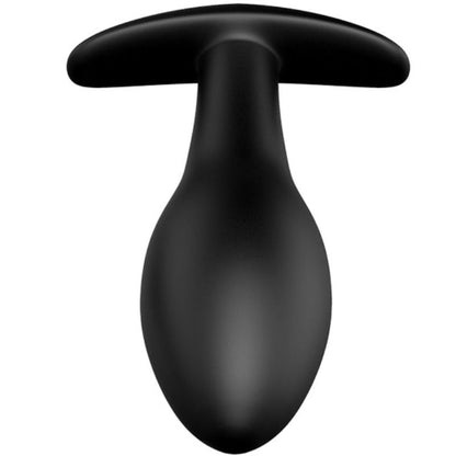 PRETTY LOVE - ANCHOR SILICONE BUTT PLUG 12 VIBRATION MODES BLACK