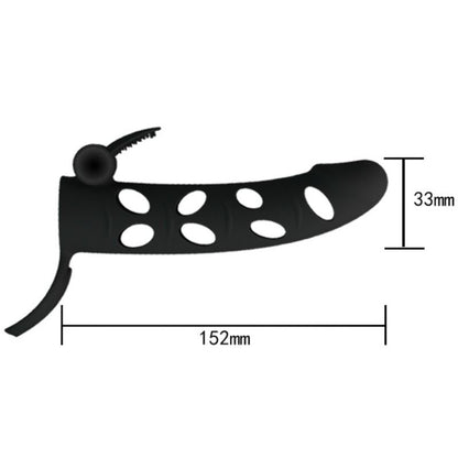 PRETTY LOVE - SILICONE COVER WITH VIBRATION 15.2 CM - 5