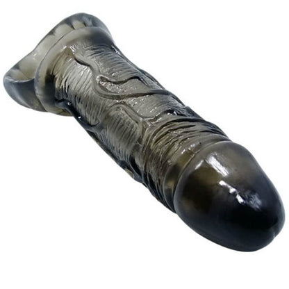 BAILE - PENIS EXTENSION SHEATH WITH STRAP FOR TESTICLES 11.5 CM - 4