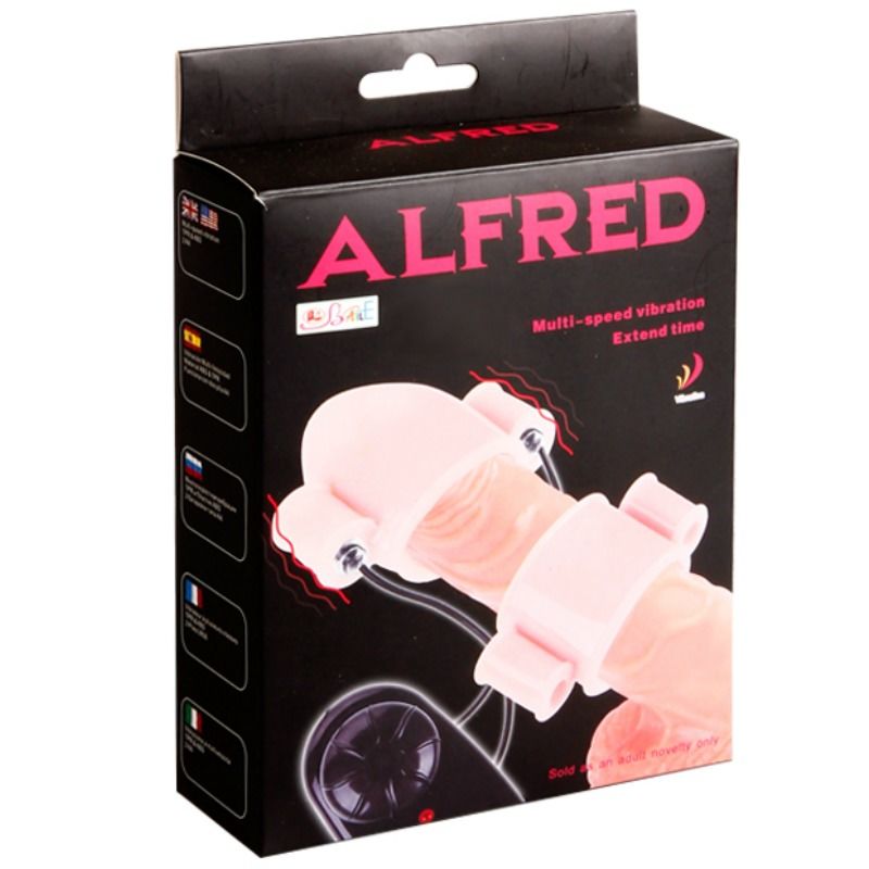 BAILE - ALFRED PENIS VIBRATOR COVERS WITH CONTROL - 2
