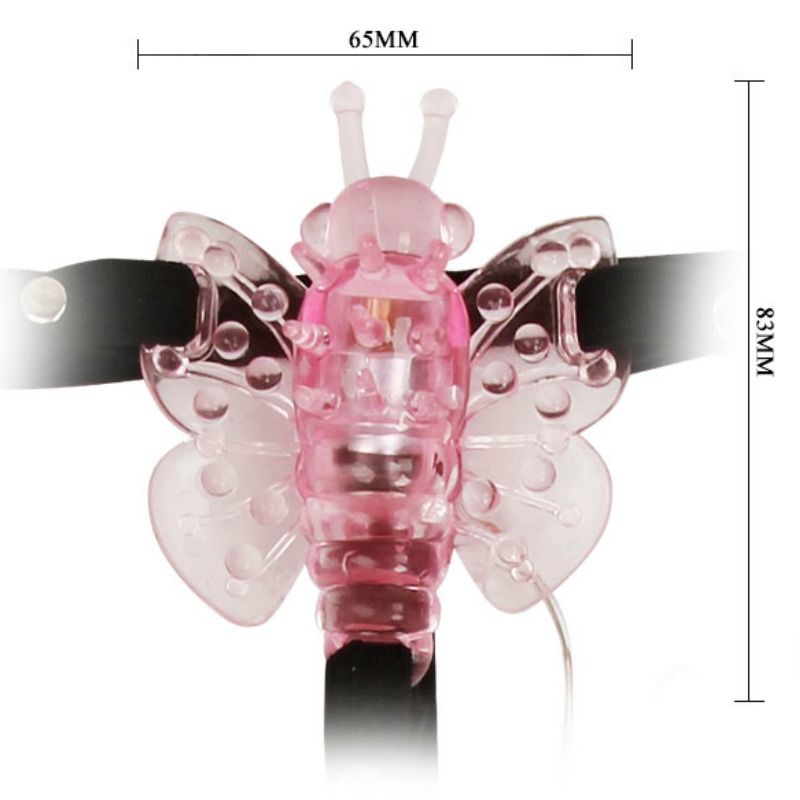 BAILE - HARNESS WITH MULTIVESPEED VIBRATING BUTTERFLY - 5