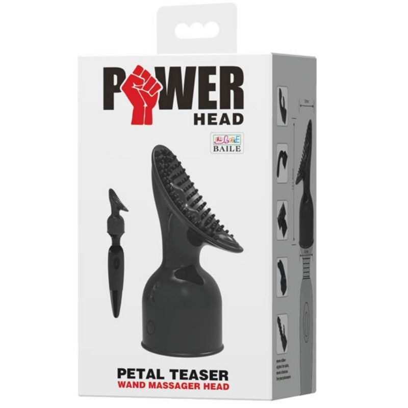 BAILE - POWER HEAD INTERCHANGEABLE HEAD FOR CLITORIS STIMULATION MASSAGER - 5