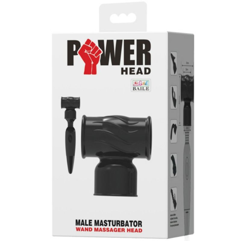 BAILE - POWER HEAD INTERCHANGEABLE HEAD FOR MALE MASSAGER - 5