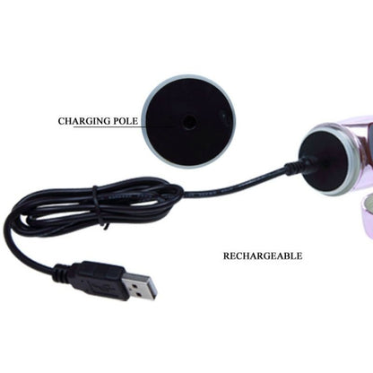 BAILE - RECHARGEABLE VIBRATOR WITH ROTATION AND THROBBING BUTTERF STIMULATOR - 7