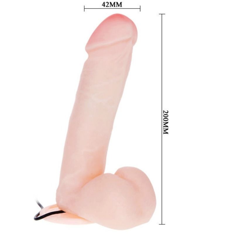 BAILE - REALISTIC DILDO WITH VIBRATION 20 CM