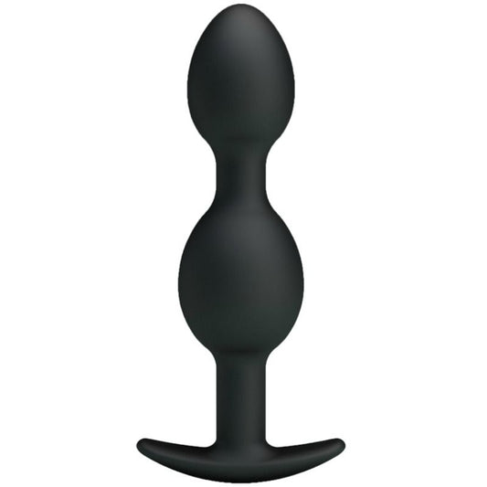 PRETTY LOVE - SILICONE ANAL BALLS 12.5 CM BLACK - 1