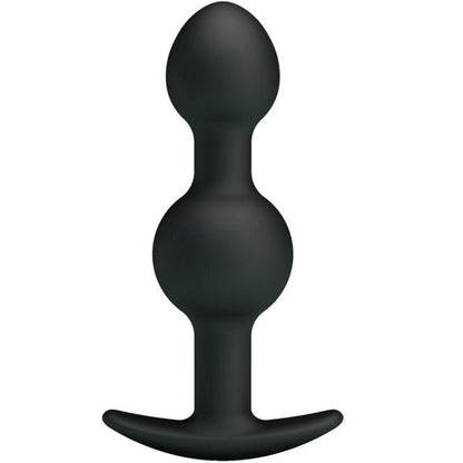 PRETTY LOVE - SPECIAL STIMULATION SILICONE ANAL BALLS 10.3 CM BLACK - 1