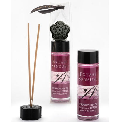 EXTASE SENSUAL - HEATING EFFECT MASSAGE OIL WITH BLACKBERRY PHEROMONES 100 ML - 1