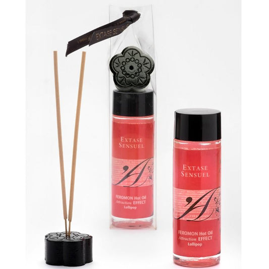 EXTASE SENSUAL - HEAT EFFECT MASSAGE OIL WITH PIRULET PHEROMONES 100 ML - 1