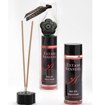EXTASE SENSUAL - MASSAGE OIL WITH EXTRA FRESH STRAWBERRY EFFECT 100 ML - 2