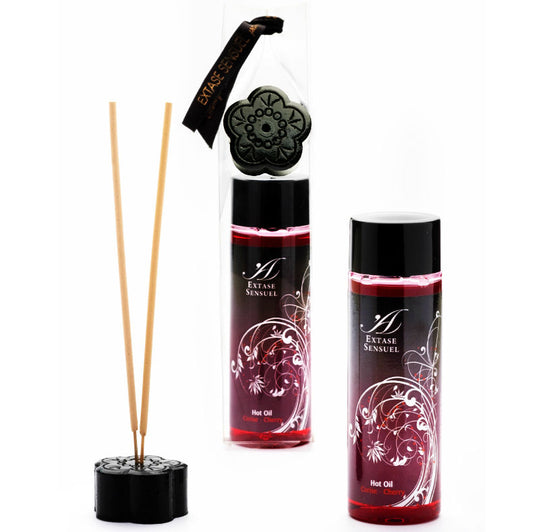EXTASE SENSUAL - OLIO STIMOLANTE DI CILIEGIA 100 ML - Secretroomsexyshop