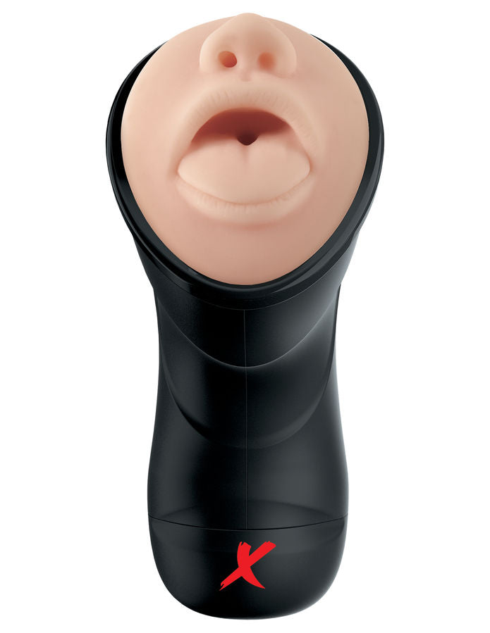 PDX ELITE - DEEP THROAT VIBRATING STROKER - 1