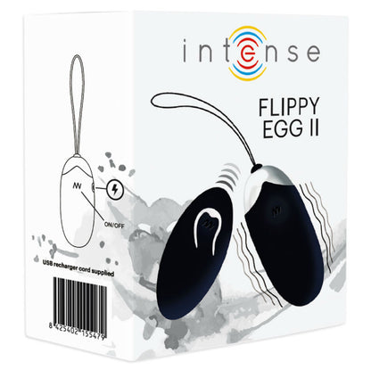 INTENSE - FLIPPY II VIBRATING EGG WITH REMOTE CONTROL BLACK - 5