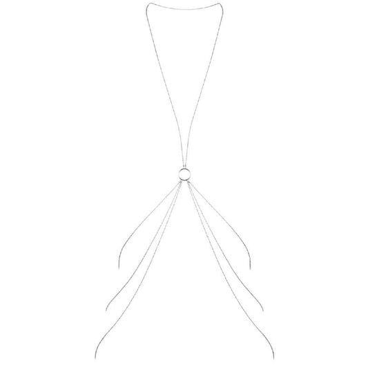 BIJOUX - MAGNIFIQUE METAL CHAINS FOR THE BODY 8 SILVER