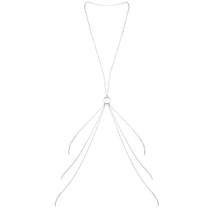 BIJOUX - MAGNIFIQUE METAL CHAINS FOR THE BODY 8 SILVER - 1