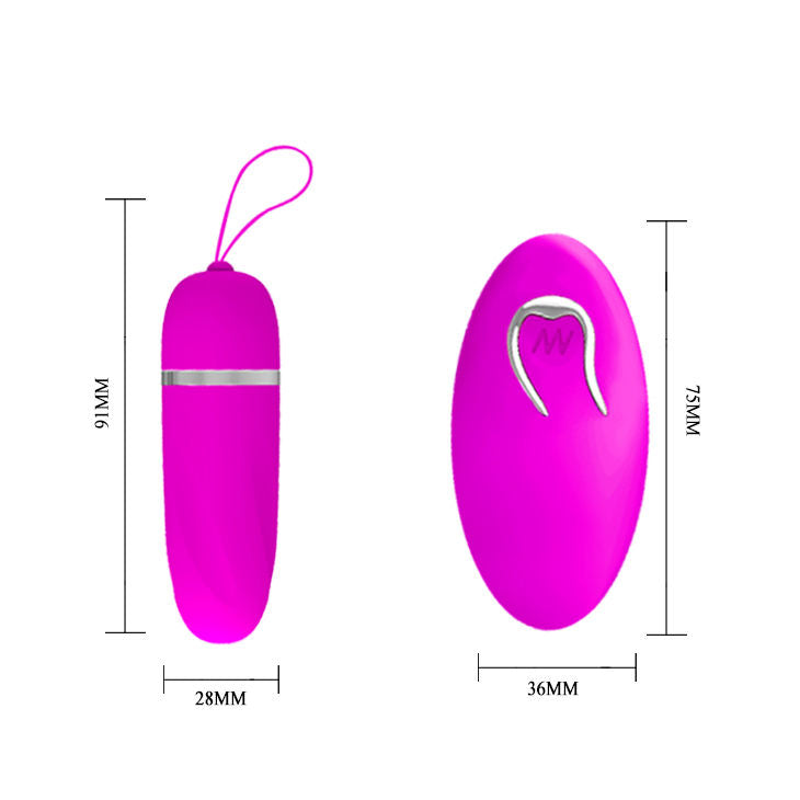 PRETTY LOVE - DEBBY VIBRATING EGG WITH CONTROL - 2