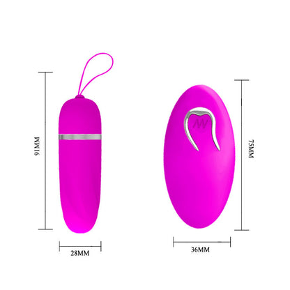 PRETTY LOVE - DEBBY VIBRATING EGG WITH CONTROL - 2