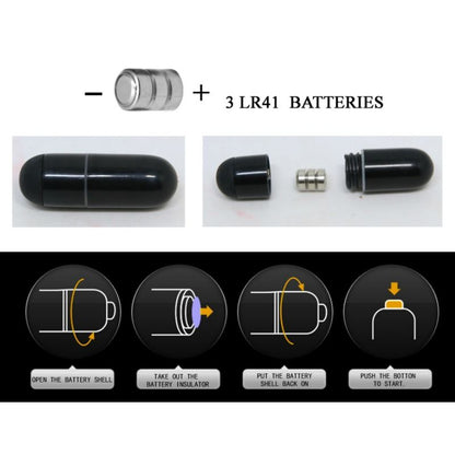 BAILE - BRAVE MAN PENIS COVER WITH RABBIT BLACK 16.5 CM - 2