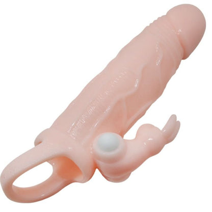 BAILE - BRAVE MAN PENIS COVER WITH RABBIT AND DOUBLE ENGINE FLESH 16.5 CM - 8
