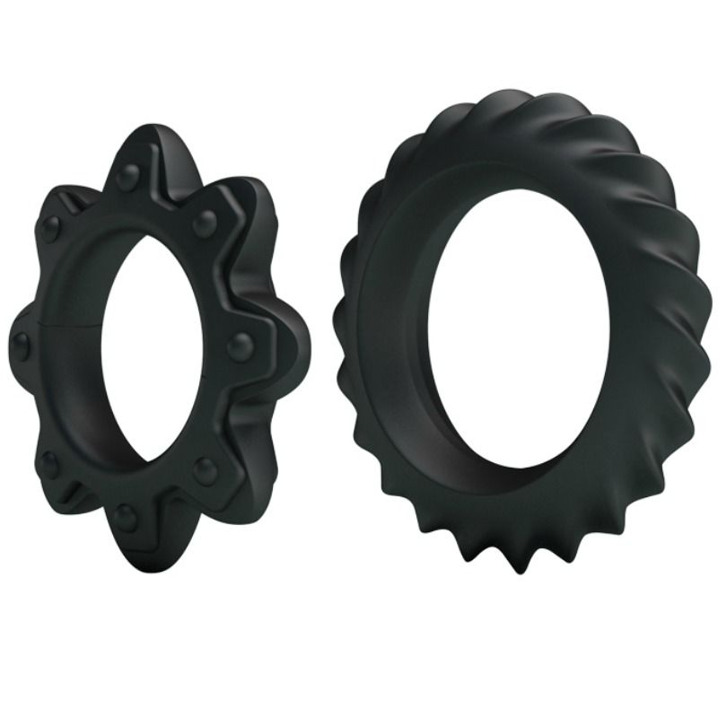 BAILE - KIT 2 SILICONE FLOWER RINGS