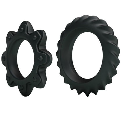 BAILE - KIT 2 SILICONE FLOWER RINGS