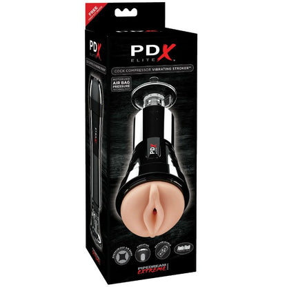 PDX ELITE - COCK COMPRESSOR VIBRATING STROKER - 5