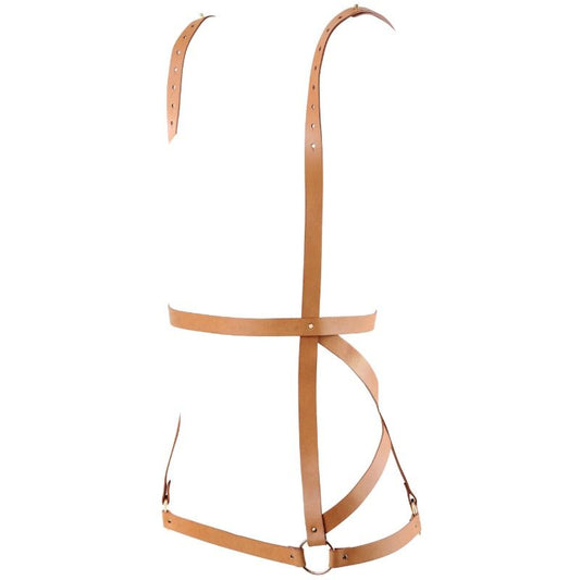 BIJOUX - INDISCRETS MAZE HARNESS FORMA ABITO MARRONE - Secretroomsexyshop