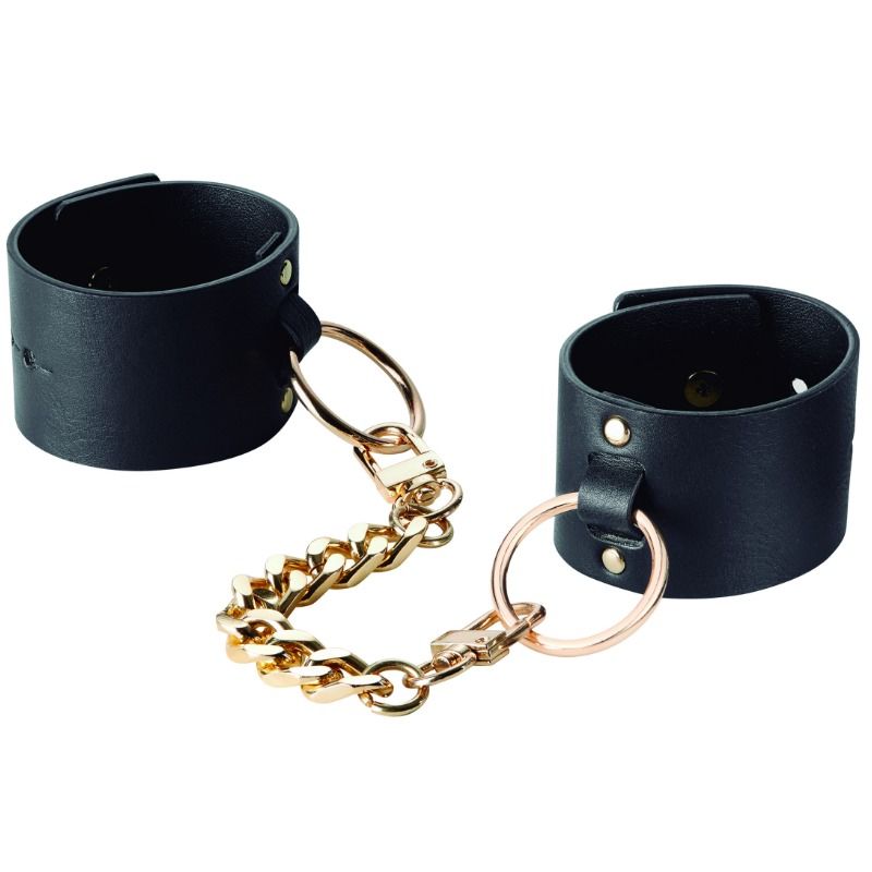 BIJOUX INDISCRETS MAZE - WIDE CUFFS BLACK - 3