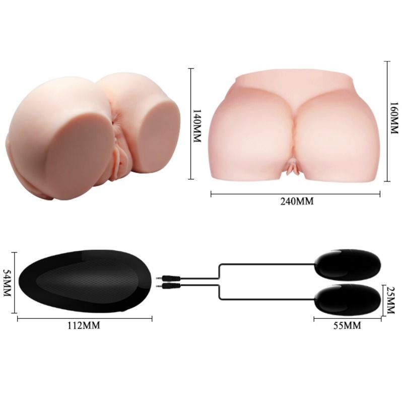 CRAZY BULL - REALISTIC VAGINA AND ANUS WITH VIBRATIONS