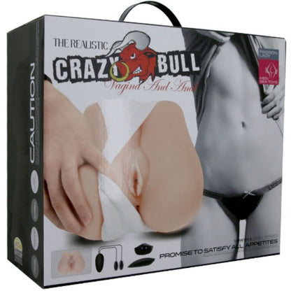 CRAZY BULL - REALISTIC VAGINA AND ANUS WITH VIBRATION POSITION 3 - 4