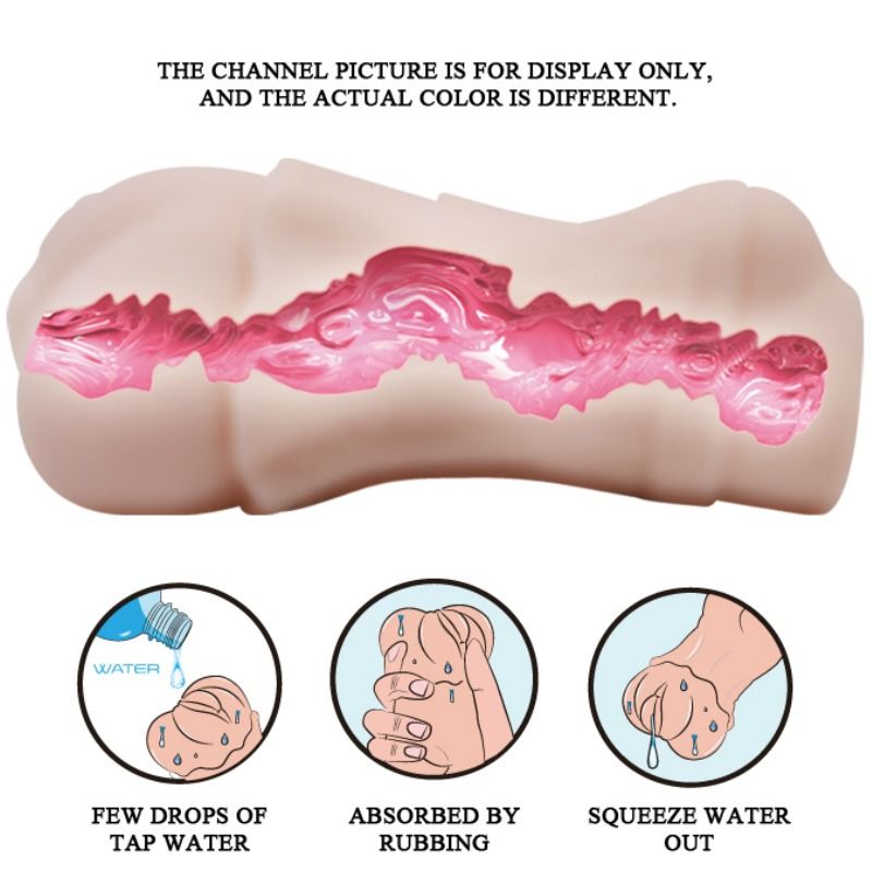 CRAZY BULL - WATER SKIN VAGINA MASTURBADOR WITH VIBRATING BULLET 2 - 6