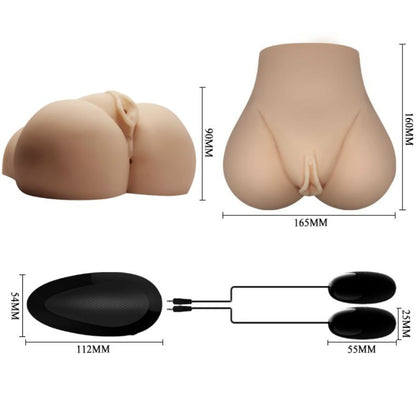 CRAZY BULL - REALISTIC VAGINA AND ANUS WITH VIBRATION POSITION 7 - 8