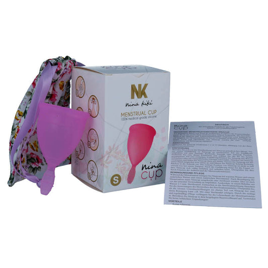 NINA KIKÍ - COPPA MESTRUALE VIOLA - TAGLIA S - Secretroomsexyshop
