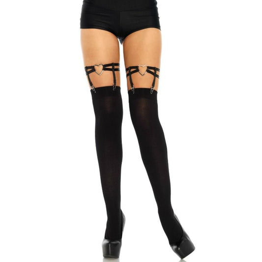 LEG AVENUE - DUAL STRAP GARTERS ONE SIZE - 1