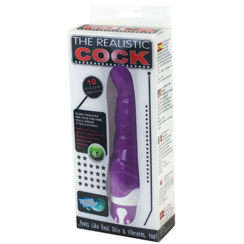 BAILE - REALISTIC COCK 10 RHYTHMS SENSATION VIOLET - 1