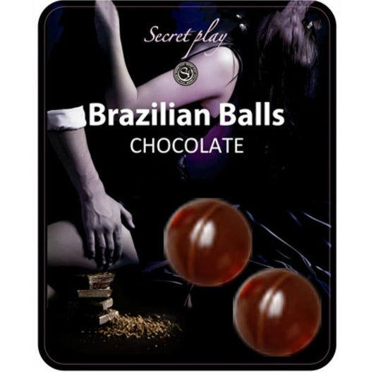 SECRETPLAY - 2 BRAZILIAN BALLS CHOCOLAT - 1