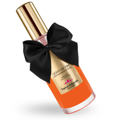 BIJOUX - MASSAGE OIL HEAT EFFECT STRAWBERRY AROMA - 3