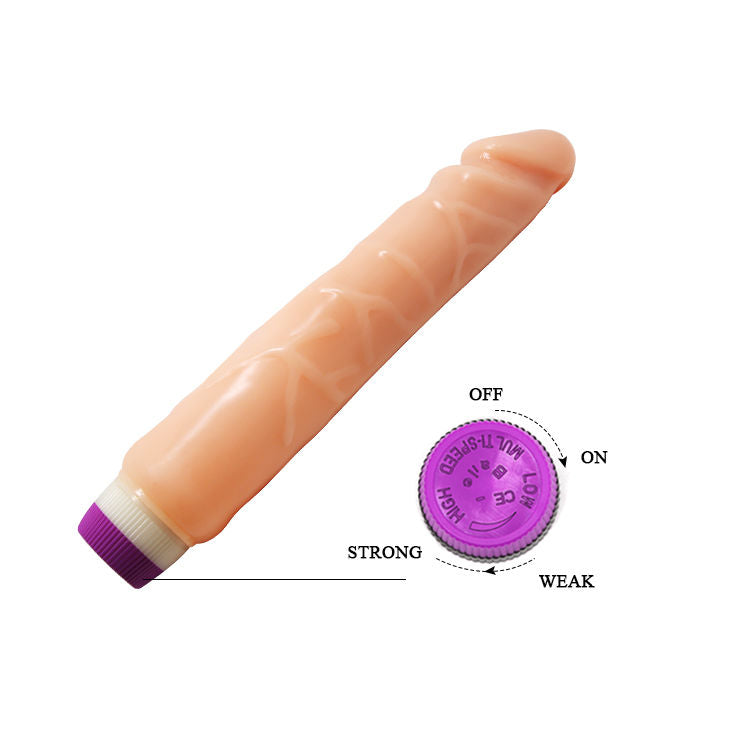 BAILE - WAVES OF PLEASURE REALISTIC VIBRATING 25.5 CM - 6